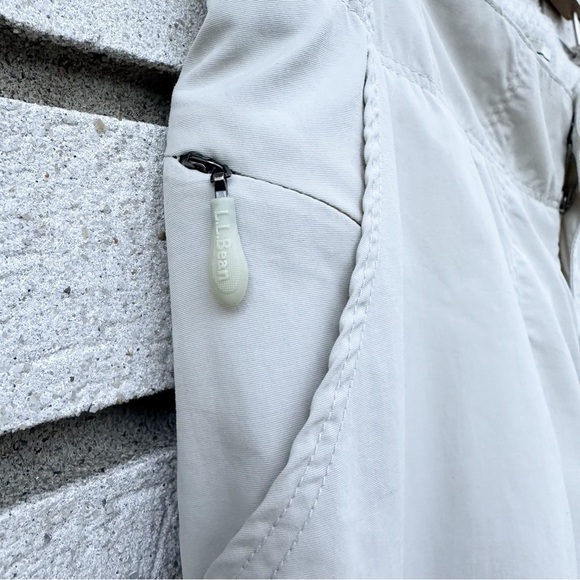 NWT LL Bean Trailhead Bottoms Sunsmart Pants Beige Silver Birch - Picture 4 of 16